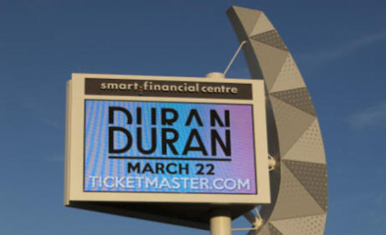 Duran Duran led sign by national signs, a sign company in houston, texas.