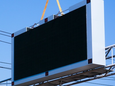 LED digital video board ready to install after reviewing Daktronics video board prices