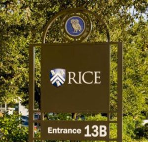 RiceUniversitySign