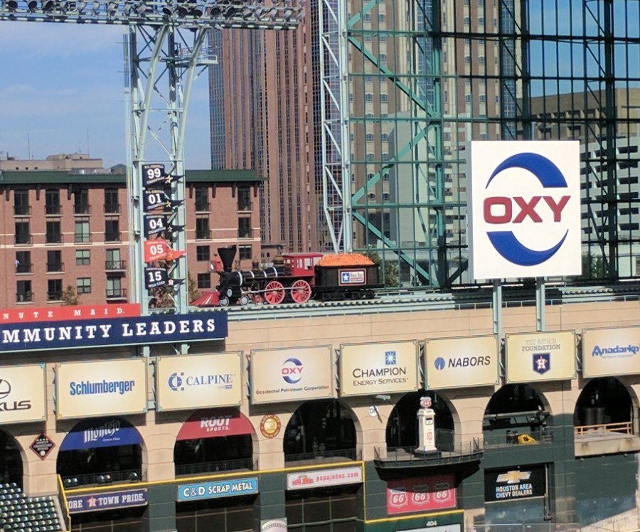 minute maid park sign