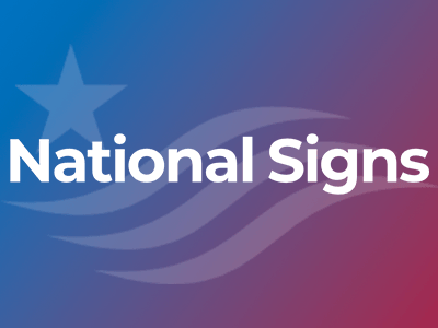 The sign company you need for your next project. National Signs is ready to help.