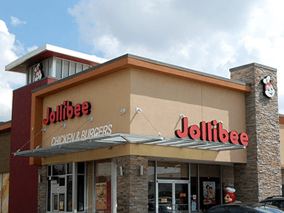 You can get custom restaurant signs for your franchise or restaurant like the Jollibee sign pictured here.