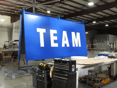 Fabricated sign by National Signs