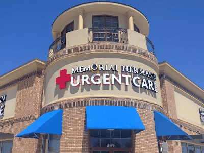 Memorial Hermann building sign by National Signs.