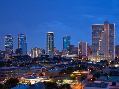 Dallas Fort Worth (DFW) skyline
